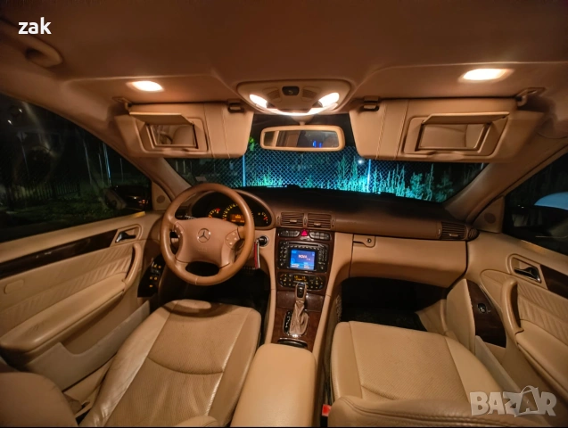 Mercedes-Benz W203 220cdi автомат ; кожа, снимка 10 - Автомобили и джипове - 55095268