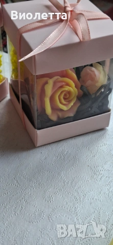 🌸 Ръчно изработени сапуни, букети и , снимка 5 - Декоративна козметика - 54667383