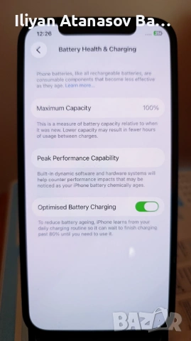 iPhone 12 64GB син, 100% батерия, като нов, отключен, без iCloud, с кабел, снимка 6 - Apple iPhone - 54402944