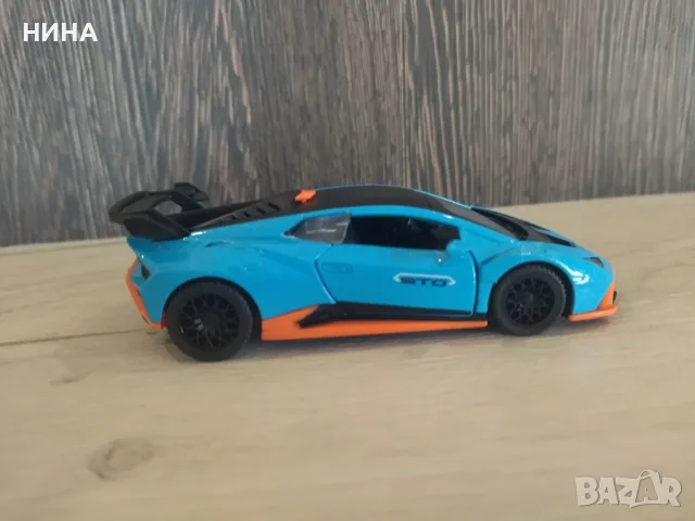 Метална количка Lamborghini Huracan STO !!!, снимка 4 - Колекции - 55464879