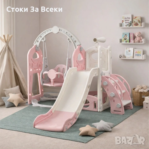 Детска пързалка с люлка за двор и дом, снимка 8 - Други - 54368115