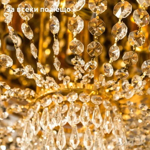 Кристален полилей, Ф50см Код P2154, снимка 4 - Полилеи - 54162287