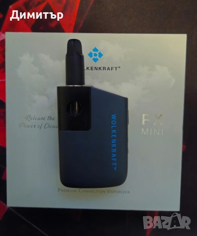 Премиум Вапорайзер за Билки - WOLKENKRAFT FX Mini | 100% Конвекция | Титаниева Камера | OLED Дисплей