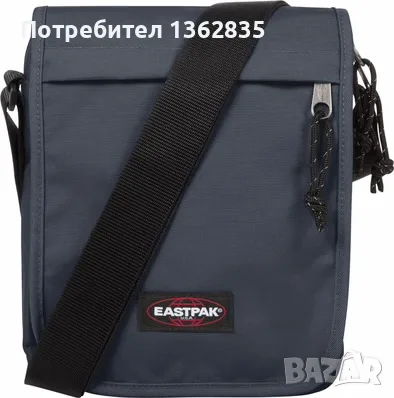 оригинална мъжка тъмно сива маркова чанта за през рамо / shoulder bag EASTPAK от САЩ
