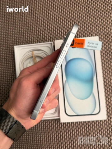 256GB❗️100% battery 🔋 IPhone 15 Blue ❗️Лизинг от 19€/м ❗️КАТО НОВ❗️, снимка 5 - Apple iPhone - 54740124