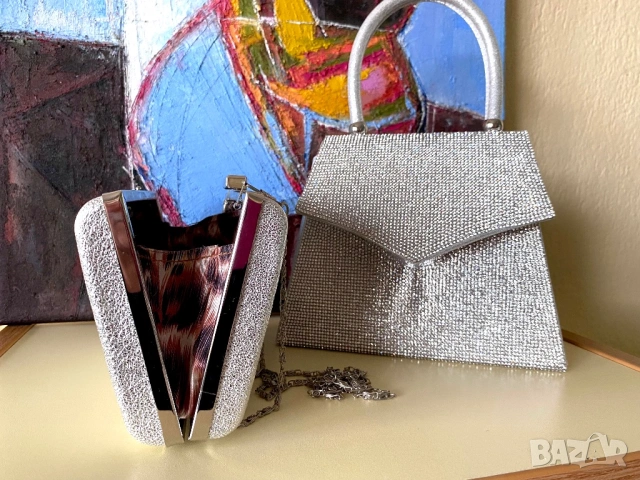 Малки сребърни чанти, снимка 4 - Чанти - 54012756