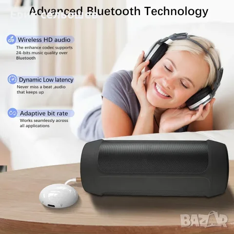 Bluetooth Адаптер за Самолет, TV и Автомобил – Безжичен аудио предавател за 2 слушалки, снимка 3 - Ресийвъри, усилватели, смесителни пултове - 55511805