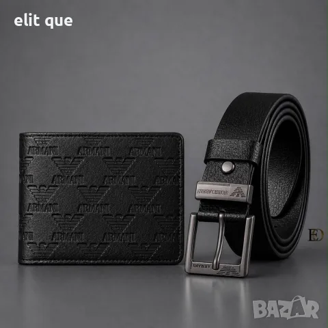 мъжки колан и портмоне Louis Vuitton Hugo boss lacoste emporio armani , снимка 9 - Подаръци за мъже - 55424567