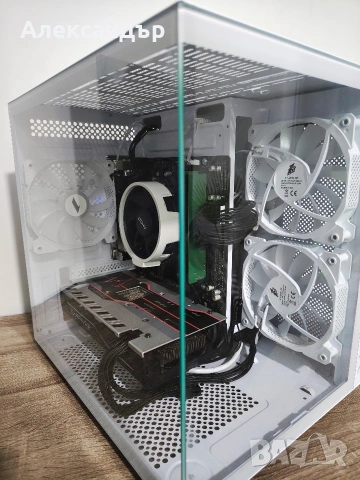 Бюджетен Геймърски Компютър / Ryzen 5 + RX 580 8GB / Win 11 & Office, снимка 2 - Геймърски - 54584304