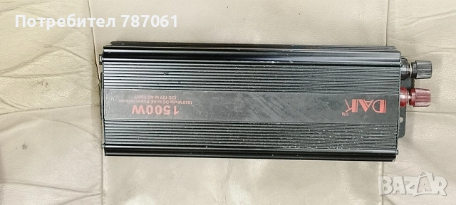 Инвертор POWER 1500 W преобразувател на напрежение 12 V към 220 vUSB порт, снимка 2 - Друга електроника - 53959599