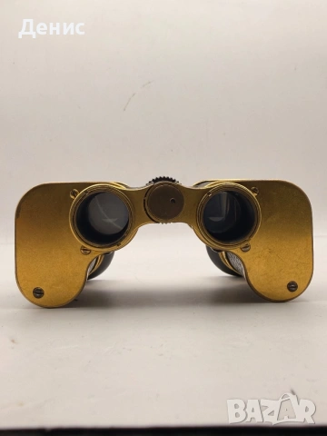 Ранен Carl Zeiss Jena Teleater 3x №249692 – театрален бинокъл около 1910 г. с оригинален калъф, снимка 6 - Антикварни и старинни предмети - 55061663