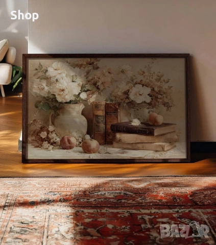 Антична картина 🎨, снимка 2 - Картини - 55071989