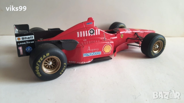 Ferrari F310 1996 Shell Schumacher - 1:20 - Maisto, снимка 6 - Колекции - 54492072