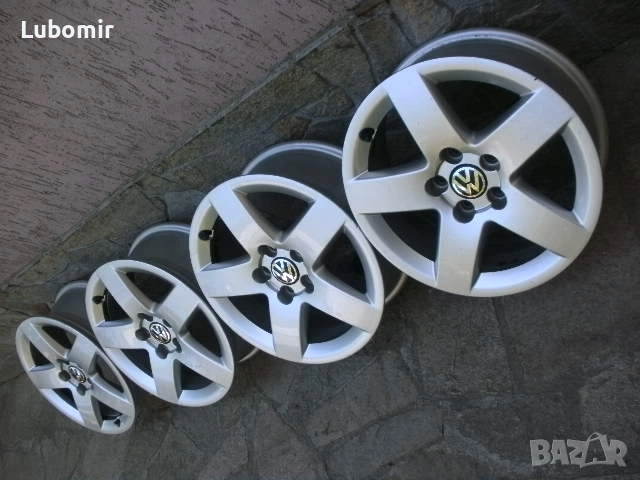 15 цола 5 х 100 мм 4 бр лети джанти - STM Germany ! - VW,Audi,Seat,Skoda !, снимка 6 - Гуми и джанти - 54543715