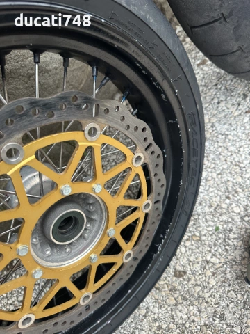 Супермото капли Honda CRF с преден апарат Brembo M50 и помпа 16x18 , снимка 5 - Части - 54743640