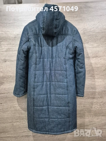 Дълго дънково яке Zara , снимка 3 - Якета - 55275956