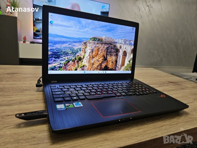 Asus Rog Strix GL553/ i7 / 16gb ddr4/ SSD/Hdd 512/1tb. GTX 1050ti., снимка 13 - Лаптопи за игри - 54683506