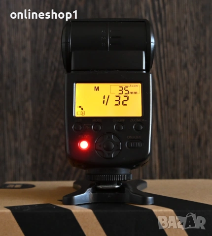 Светкавица Yongnuo Speedlite YN568EX за Nikon (i-TTL, HSS), снимка 3 - Светкавици, студийно осветление - 54866031