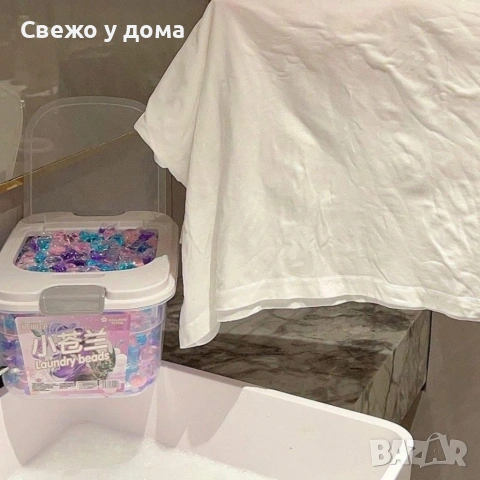 Капсули за пране 5 в 1 с аромат на цветя 300бр. – Водоразтворими капсули, снимка 5 - Перилни препарати и омекотители - 55289752