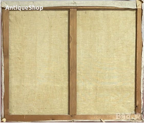 Картина. Горски пейзаж. Масло върху канава., снимка 5 - Картини - 54087614