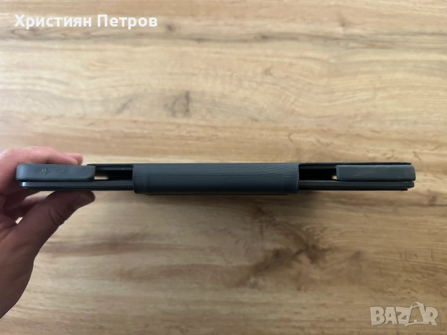 КАТО НОВА !!! Безжична клавиатура - кейс и поставка - LOGITECH Slim Folio Pro - iPad Pro 12.9, снимка 9 - Клавиатури и мишки - 55130134