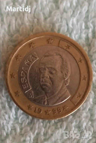 1 evro 1999 espana, riadko mnogo