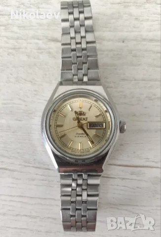 Дамски часовник Orient 21 jewels автоматик оригинал -много запазен, снимка 2 - Дамски - 55661291