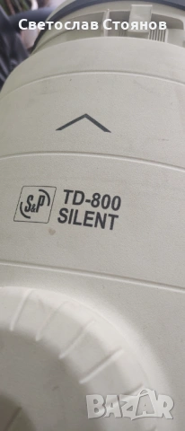 Канален вентилатор Soler & Palau TD-800/200 Silent (Шумоизолиран, Ф200), снимка 4 - Вентилатори - 54823154