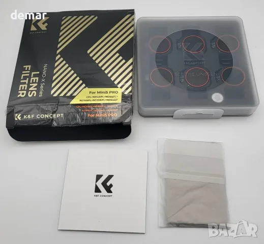 Филтри K&F CONCEPT CPL, ND4/PL, ND8/PL, ND16/PL, ND32/PL, ND64/PL, съвместими с DJI Mini 5 Pro, снимка 8 - Обективи и филтри - 55506475