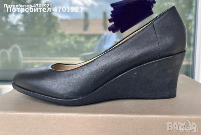 Черни обувки на платформа BATA, снимка 9 - Дамски обувки на ток - 53136927