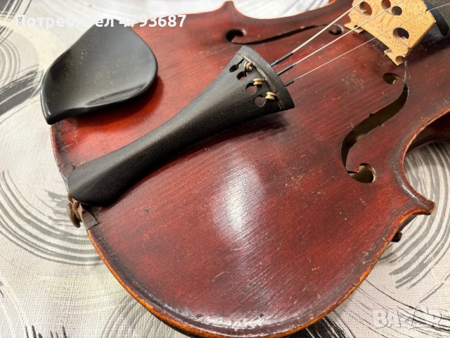 Стара ретро цигулка Medio Fino, снимка 7 - Антикварни и старинни предмети - 54165557