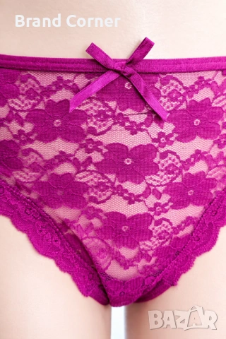 Hunkemöller дантелено дамско долнище 2XL в цвят фуксия/магента, снимка 2 - Бельо - 54535013