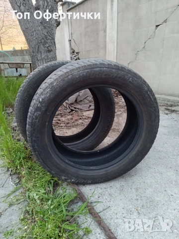 2бр. зимни гуми Bridgestone 225/55/18, снимка 2 - Гуми и джанти - 54490093
