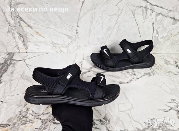 Nike Мъжки Черни Сандали Найк Код P2756, снимка 3 - Мъжки сандали - 55066439