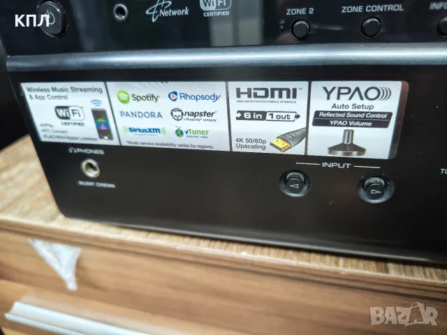 7.2 канален ресивър YAMAHA RX-V 677 4K HDMI , снимка 6 - Ресийвъри, усилватели, смесителни пултове - 55530578