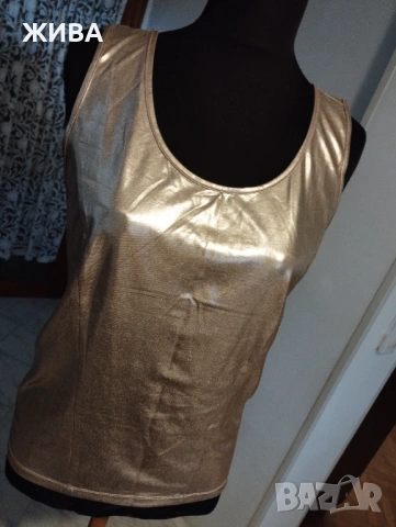 ДАМСКИ ТОП в цвят "розово злато", снимка 2 - Корсети, бюстиета, топове - 53949537