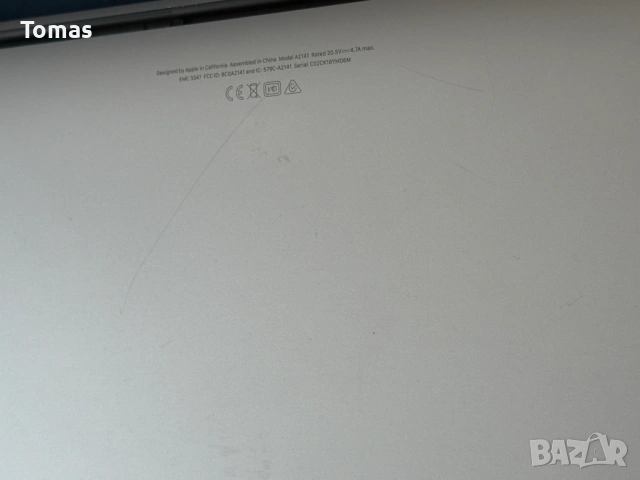 Macbook Pro 16" 2019 i7 16gb ram 512gb ssd, снимка 9 - Лаптопи за работа - 54902386