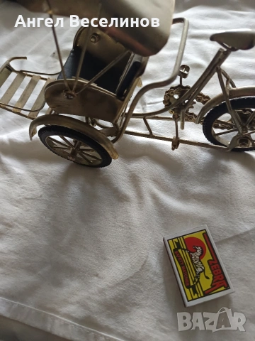 Виетнамска рикша - метална, снимка 3 - Колекции - 54060041