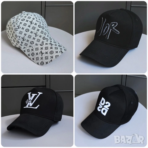 шапка с козирка dsquared,balenciaga,LV унисекс, снимка 3 - Шапки - 55244609