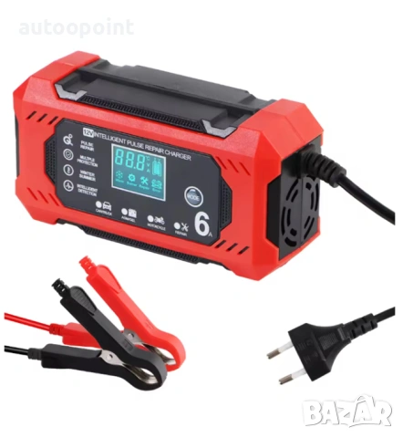 Зарядно за акумулатор H-6C 6A 12V, снимка 4 - Аксесоари и консумативи - 53972530