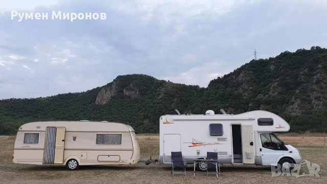 Продавам каравана в Гърция. , снимка 2 - Каравани и кемпери - 54781412
