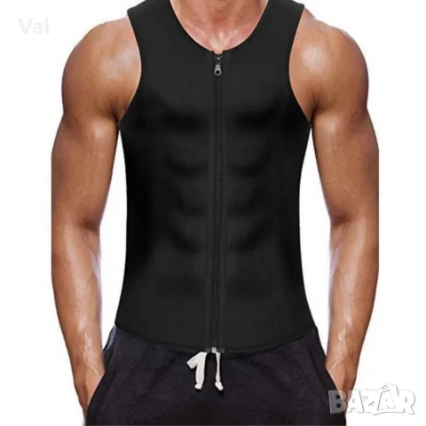 Стягащ фитнес термо елек Jingba Support Fiery Sports Shapewear for Men, снимка 3 - Спортни дрехи, екипи - 55070440