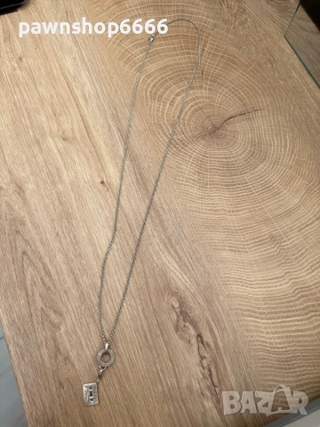 Сребърно колие Thomas Sabo Charm Club с талисман "Аудио касета" – Сребро 925, снимка 13 - Колиета, медальони, синджири - 55098589