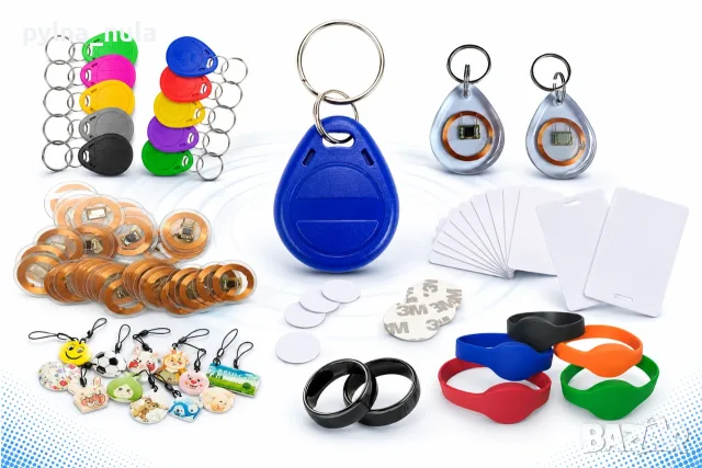 Презаписваеми RFID чипове и карти за входни врати, гаражни врати, контрол на достъп - EM4305, T5577