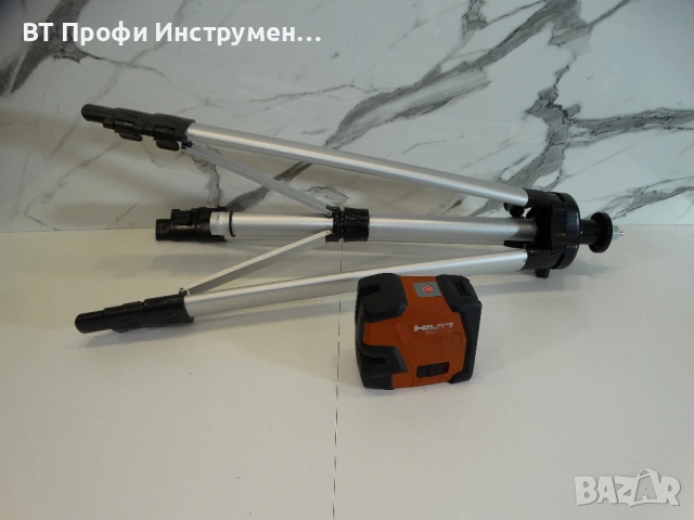 Hilti PM 2L - Линеен червен лазер + тринога 1.50 м.