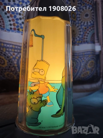 колекционерска 3D лампа The Simpsons (2002 г.) – оригинална!