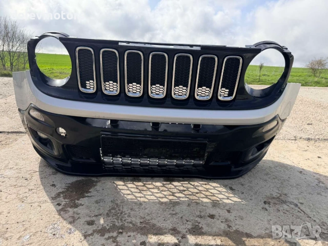 07355985940E предна броня комплект оригинална с халогени дневни светлини и маска от Jeep Renegade 1.