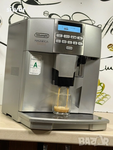 Кафемашина кафе автомат delonghi magnifica PRONTO с гаранция, снимка 4 - Кафемашини - 54242353