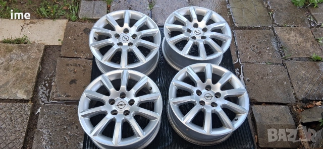 4бр. ляти джанти 6.5J16 ET37. Borbet. 5x110мм. Свалени са от Opel Astra....