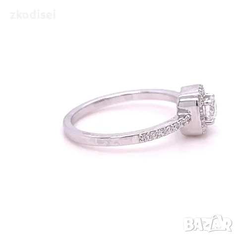 Златен дамски пръстен с диаманти 0,45Ct. чистота:SI размер:54 модел:42560-1, снимка 3 - Пръстени - 55573649